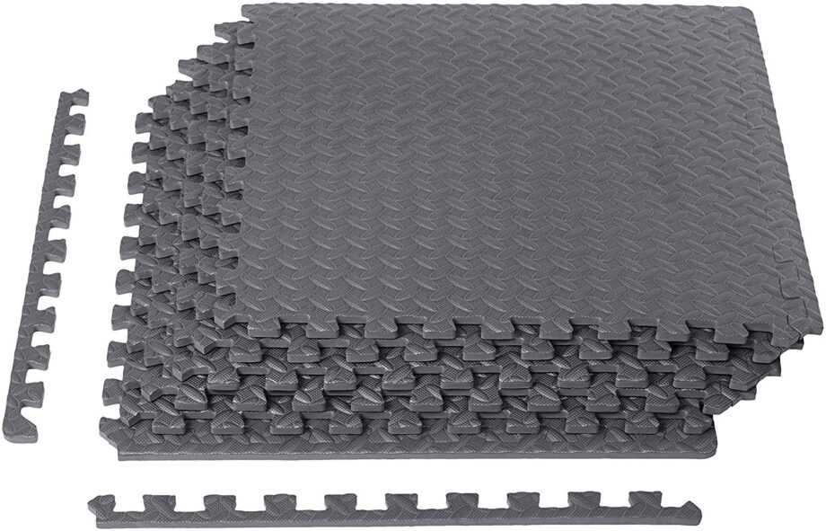 Rubber Roll Matting - 1/4 Thick - Solid Black | 4' Wide