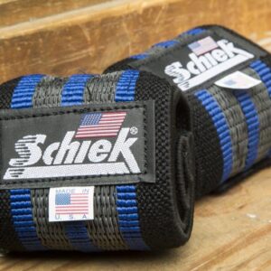 Schiek Blue Line Wrist Wraps