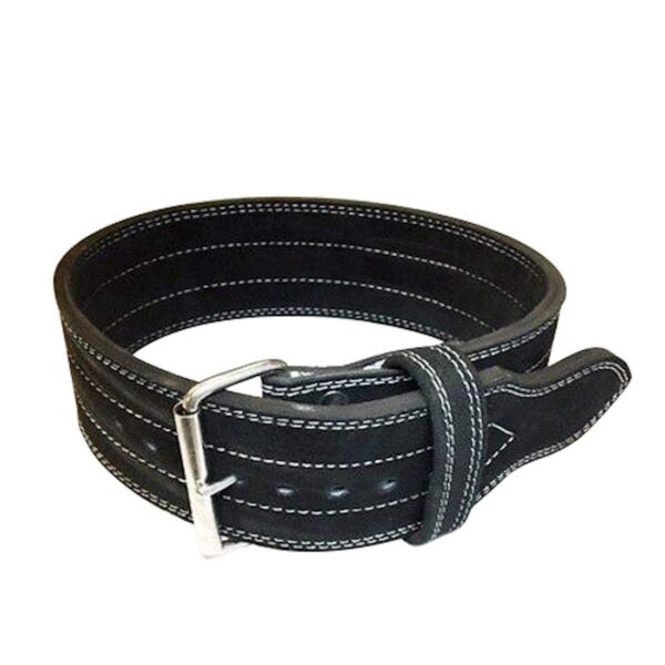 Beast Gear PowerBelt - Premium Double Prong Powerlifting Belt 4 x