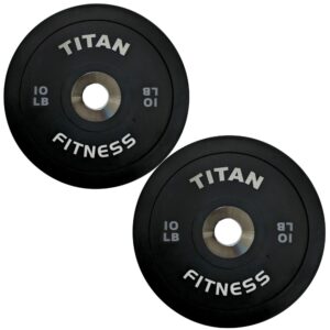 Titan Black Elite LB Bumper Plates