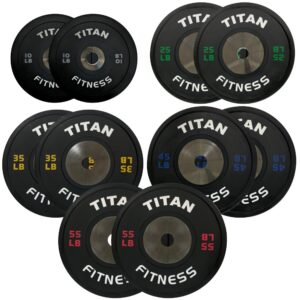 Titan Black Elite LB Bumper Plates