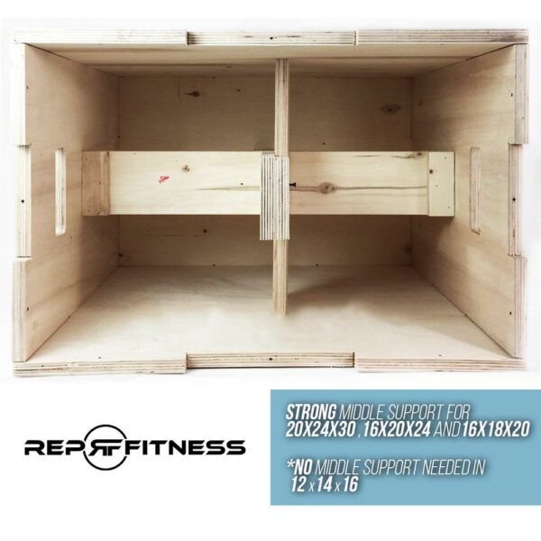 3-in-1 Wood Plyo Boxes, REP Fitness