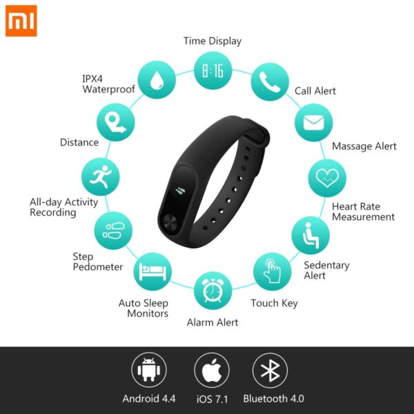 Xiaomi Mi Band 2 activity tracker