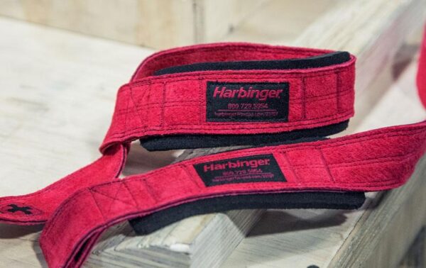 Harbinger Padded Leather Lifting Straps