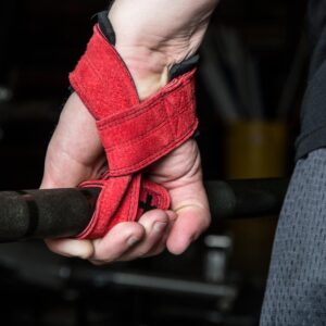 Harbinger Padded Leather Lifting Straps