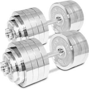 Titan Adjustable Chrome Dumbbells