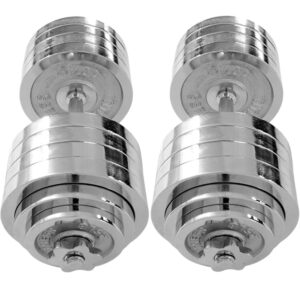 Titan Adjustable Chrome Dumbbells