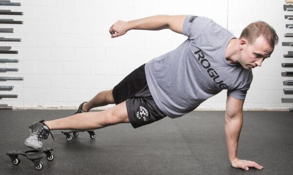 Diy workout 2025 sliders