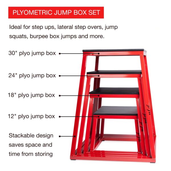 24" Height Details about   j/fit Plyometric Jump Box 