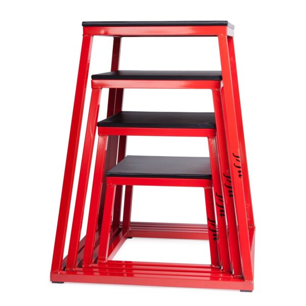 10-0190 Red for sale online j/fit Plyometric Jump Box 12-30'' 