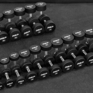 REP Urethane Coated Round Dumbbells