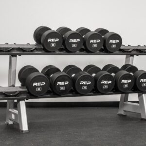 REP Urethane Coated Round Dumbbells