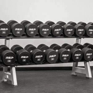 REP Urethane Coated Round Dumbbells