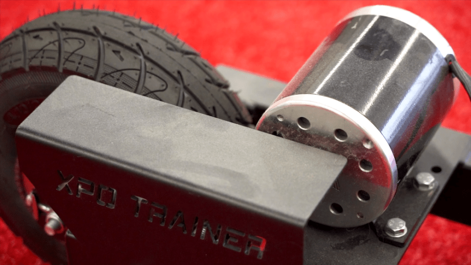 XPO Trainer up close of the tire and the emblem.