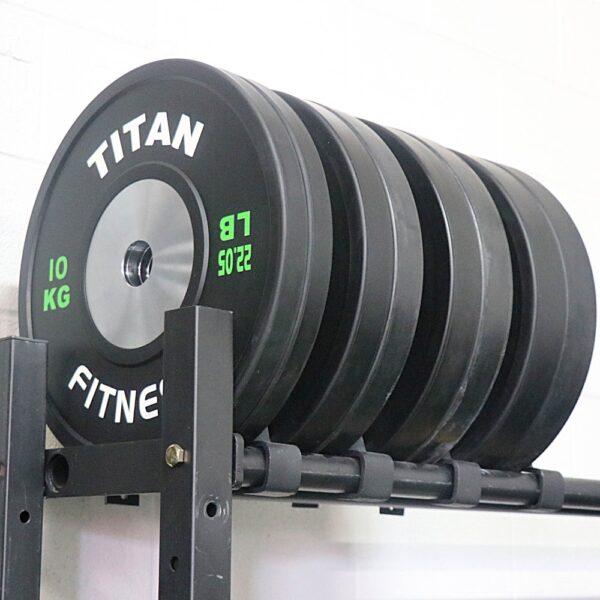 Titan Black Elite KG Bumper Plates Garage Gym Reviews