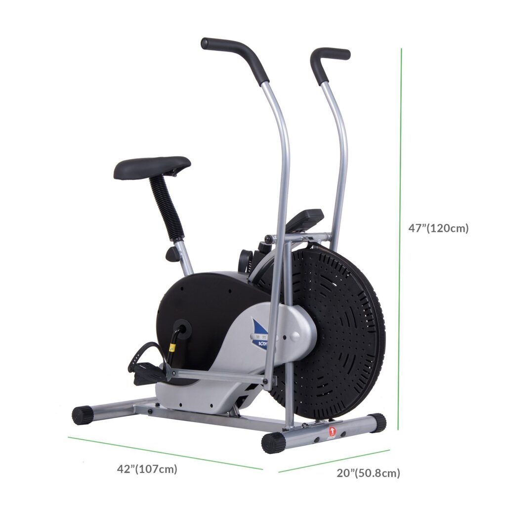 body rider brf700 exercise upright fan bike