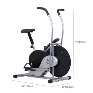 Body Rider BRF700 Fan Upright Exercise Bike