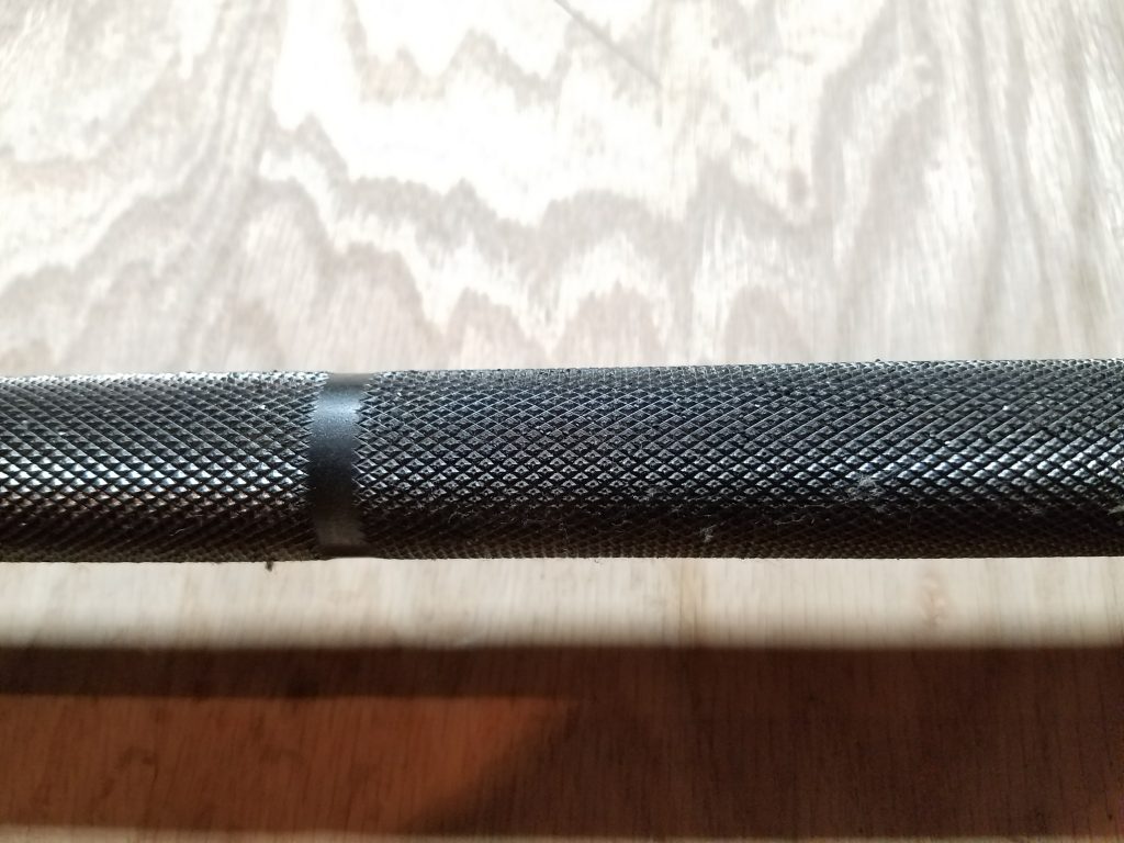 Crain's Okie Deadlift Bar knurling