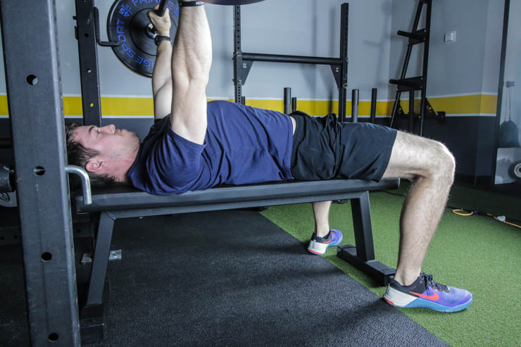Coop using Rogue Flat Utility Bench 2.0