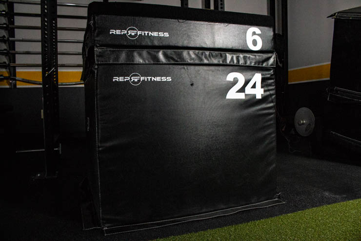 6 inch and 24 inch Rep Fitness Soft Foam Plyo Box