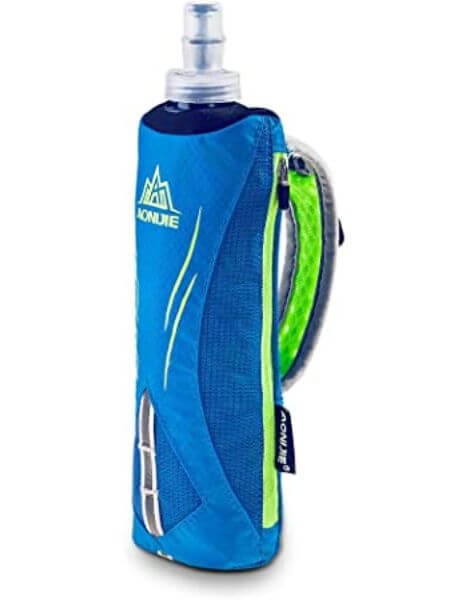 Aonijie Quick Grip Handheld Soft Water Bottle for Running