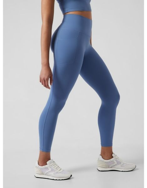 Buy Athleta Purple Salutation Stash 7/8 Leggings from Next Sweden