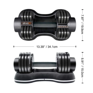 ATIVAFIT 27.5 LB GlideTech Adjustable Dumbbells