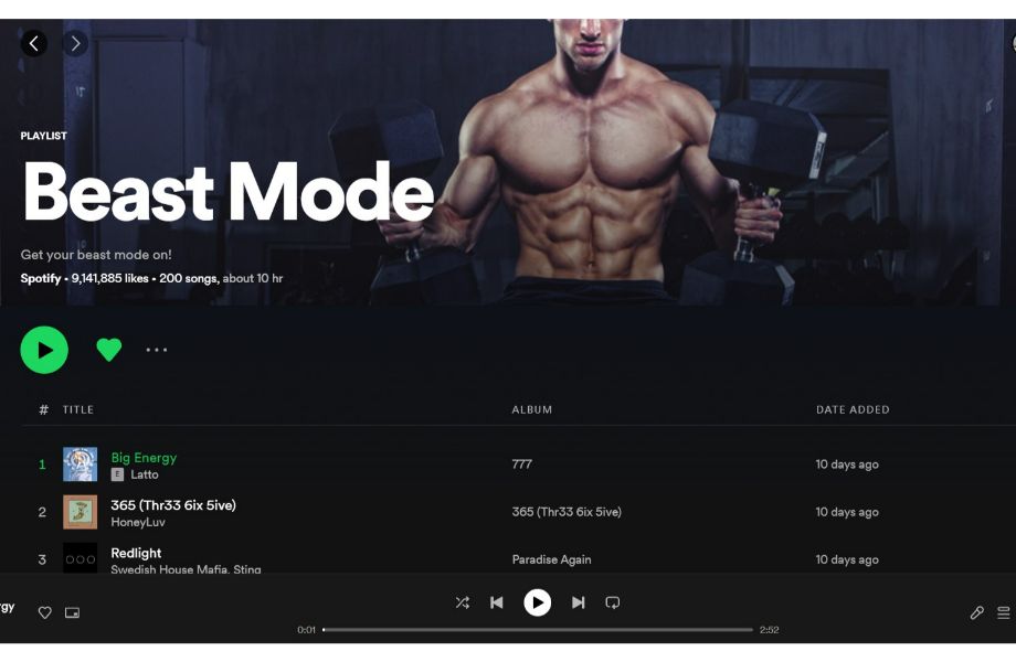 beast mode spotify playlist