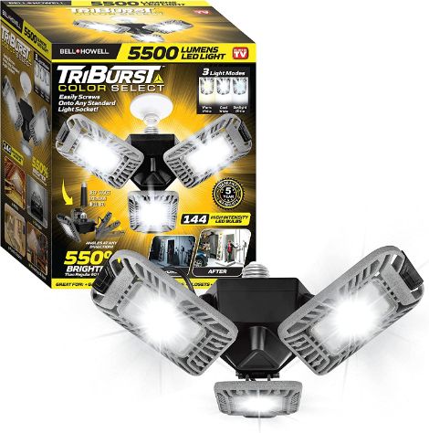 Bell+Howell TriBurst Color Select LED Garage Light