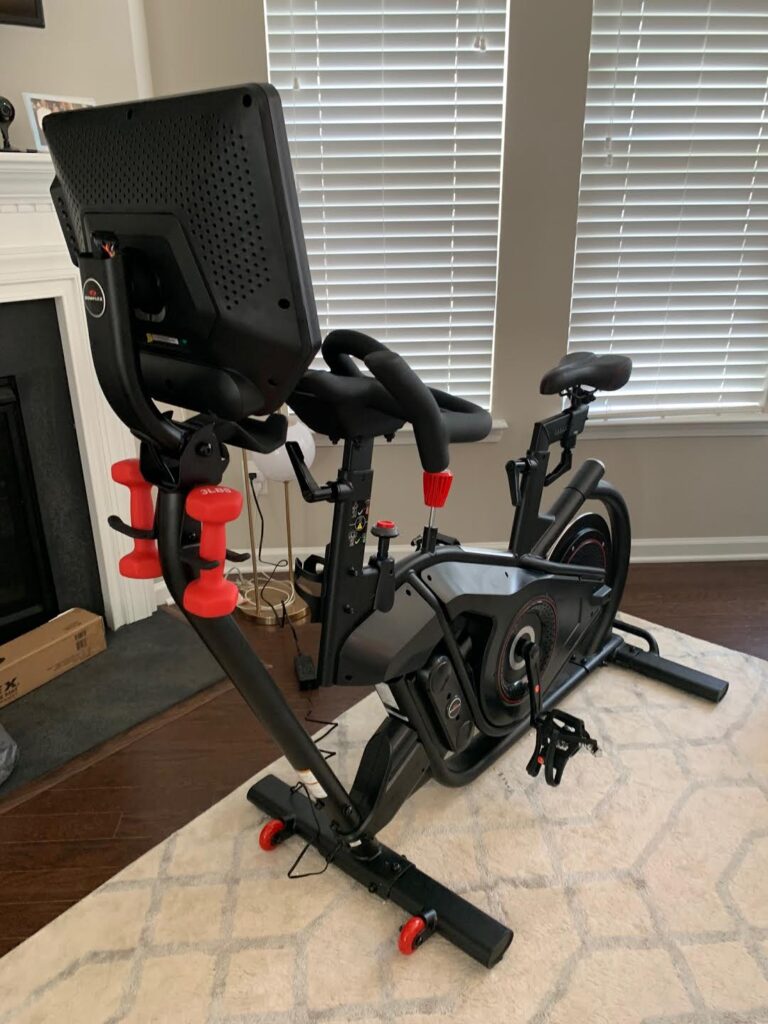 bowflex velocore bike from front
