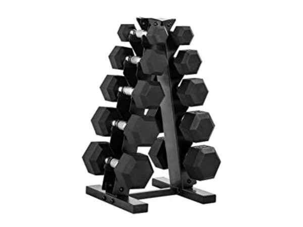 cap barbell 50 pound dumbell set product photo