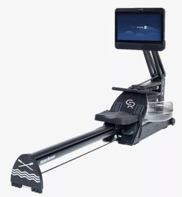 Incline Fit 1411 Wood Water Rowing Machine with Monitor