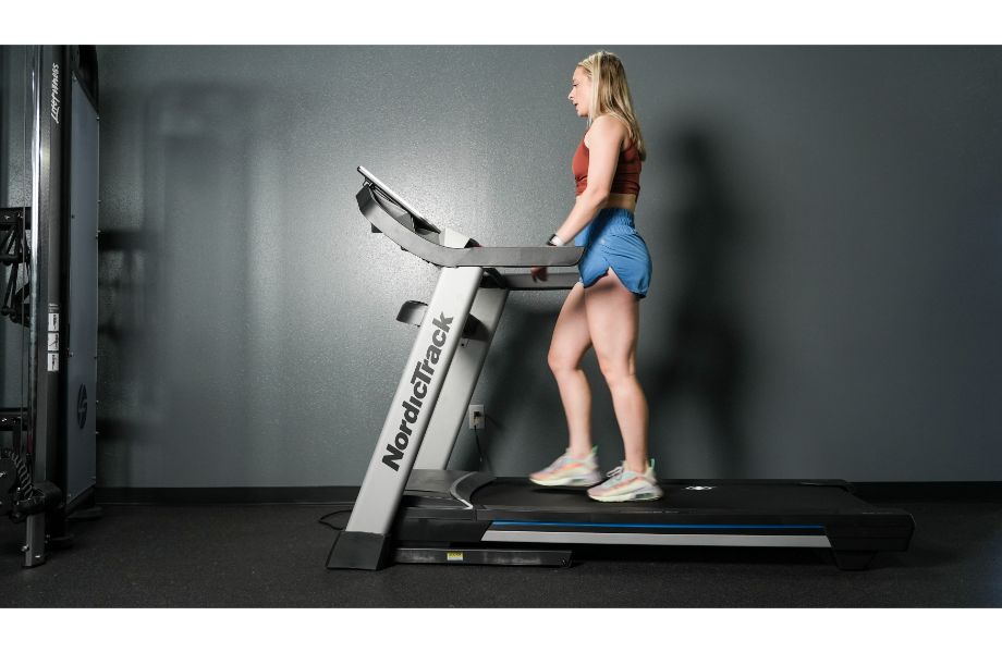Caroline using NordicTrack EXP 7i Treadmill