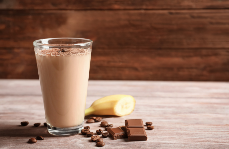 Image of chocolate protein shake