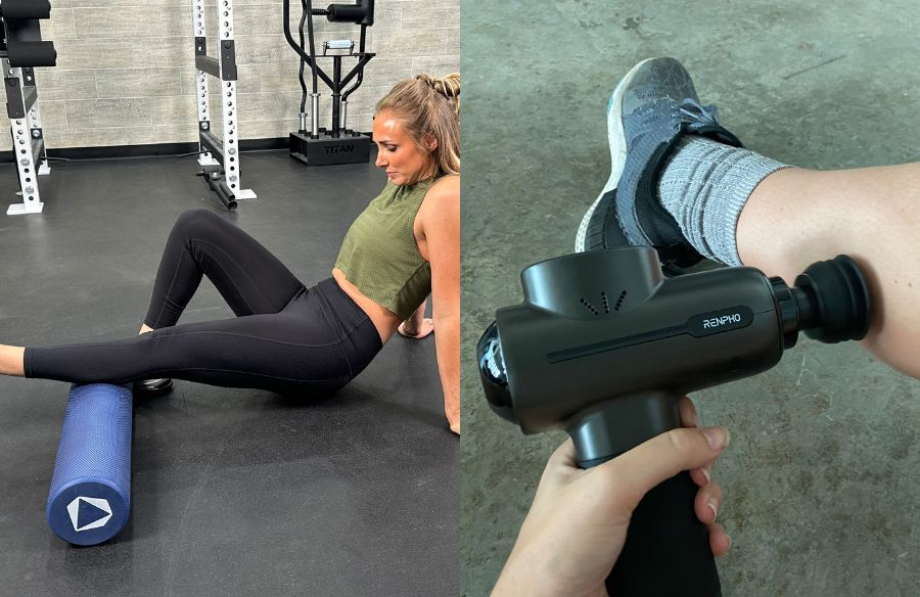 Foam Roller vs. Massage Gun 2024 Garage Gym Reviews