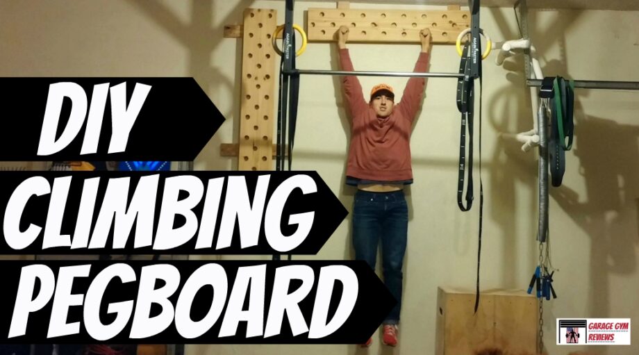 DIY Climbing Peg Board 