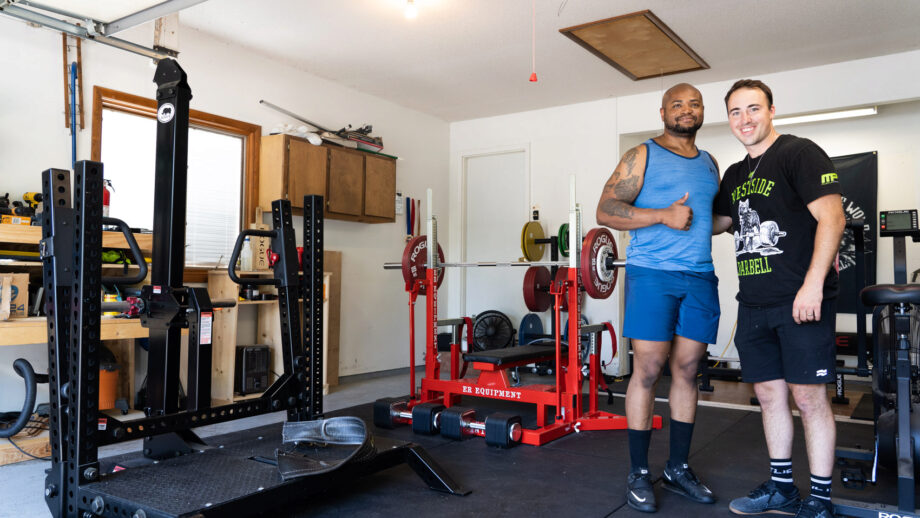 SWAT Officers Epic Powerlifting Garage Gym 