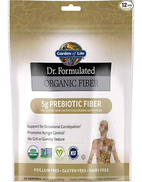 Garden of Life Dr Formulated Organic Fiber Supplement