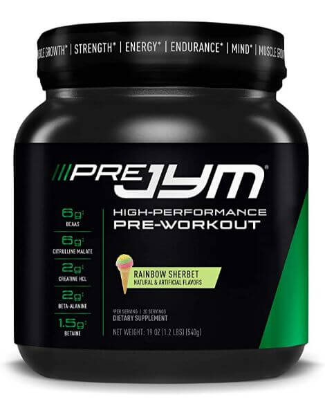 JYM Supplement Science Pre JYM