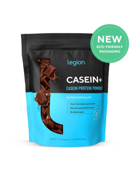 Legion Athletics Casein+ Protein Powder
