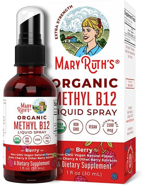 Mary Ruth Organics Liquid Methyl B12 Vitamin Spray