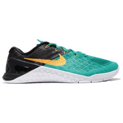 green and black Nike Metcon 3