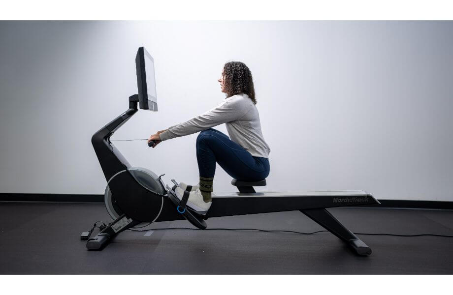 nordic track rw 900 rower in use