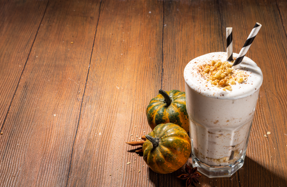 Image of pumpkin spice protein shake