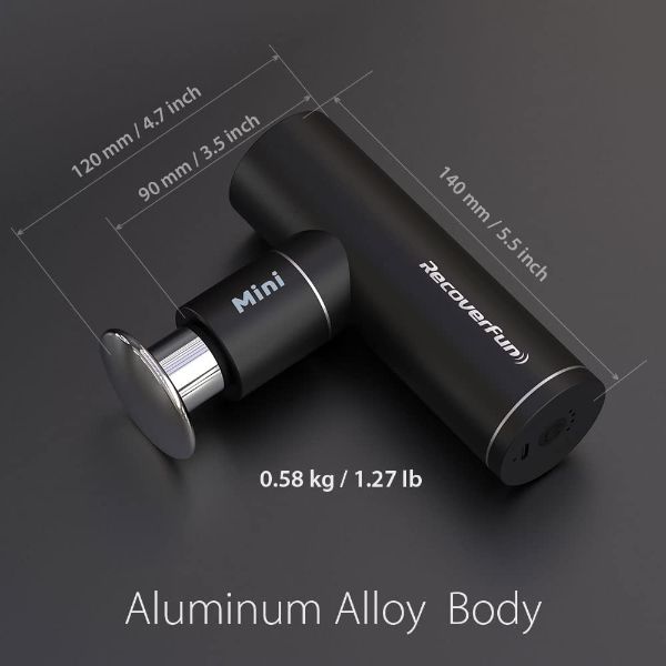 RecoverFun Mini Massage Gun sizing