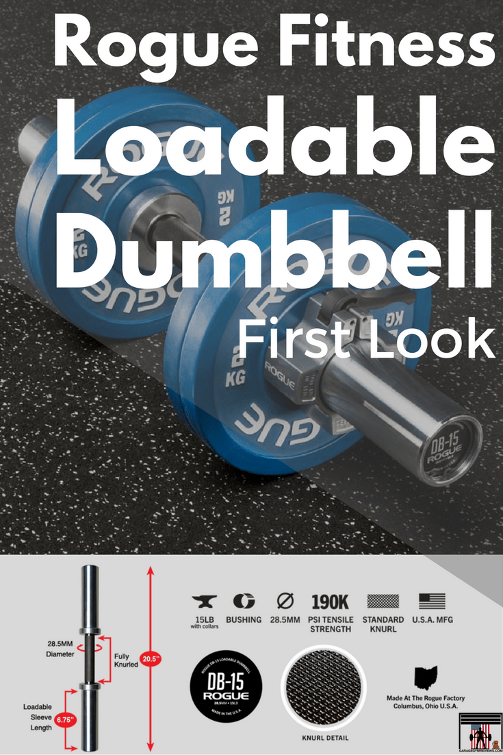 Rogue Fitness Loadable Dumbbell DB-15