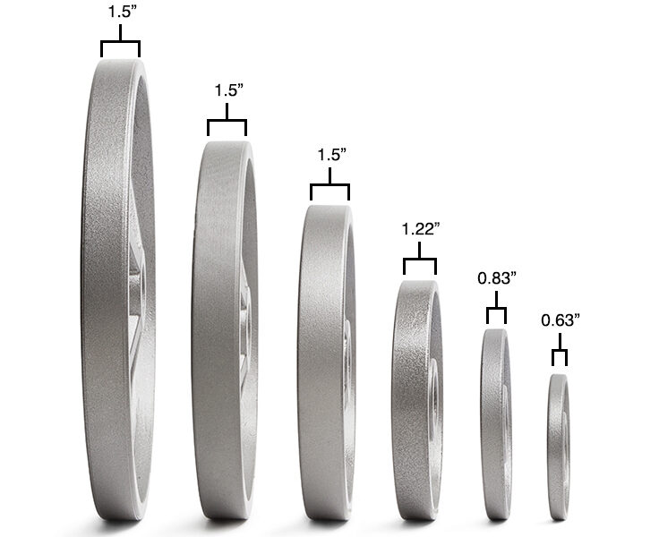 rogue Machined Olympic Plates sizes