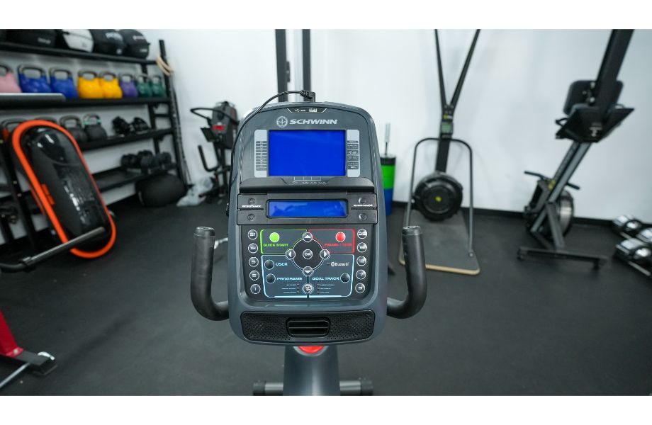 schwinn 270 recumbent bike display