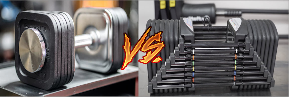 PowerBlock vs. Ironmaster Adjustable Dumbbells: The Showdown (2024) Cover Image
