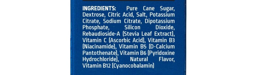 liquid iv ingredients